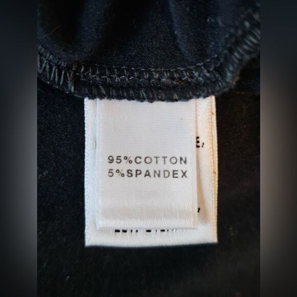 St. John Black Top Cotton Blend Metallic Beaded Gold Black White Size Large top - Picture 4 of 7